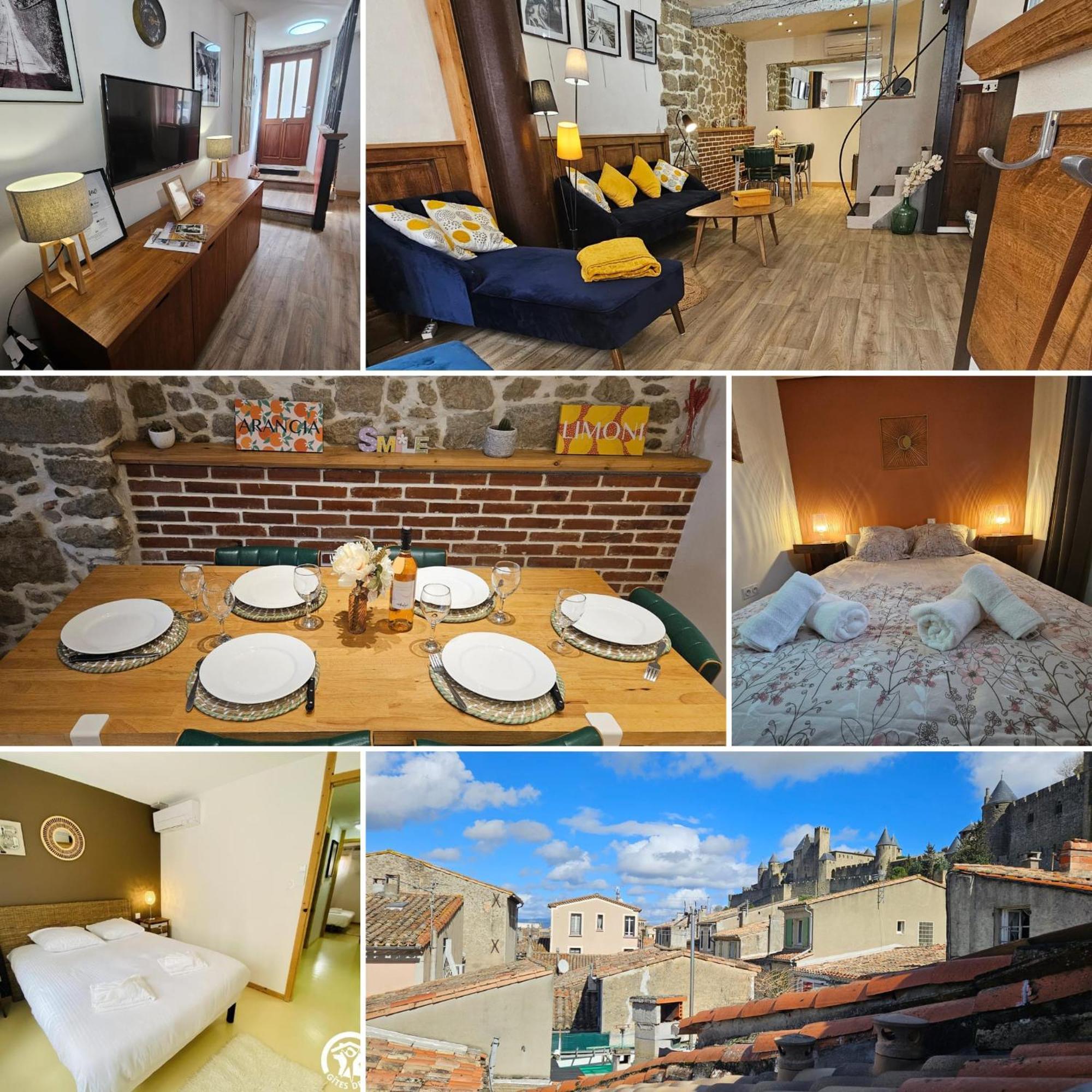 Cite Medievale- Le Remp'Art - Tout Confort - Acces Direct Pietons - Parking Gratuit Carcassonne Exterior photo